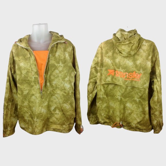 Transfer Research Other - Transfer Research 1/2 Zip Pullover Hoodie Wind Jacket Mens Size L Windbreaker